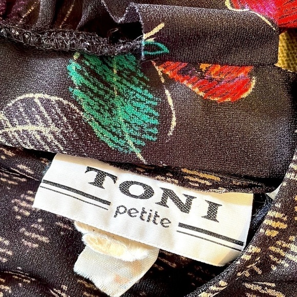 Toni petite, vintage dress and matching bolero, size LP,lightweight,machine wash - Picture 8 of 8